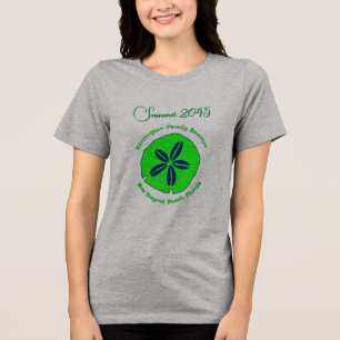Sand-Dollar-Andenken-Familientreffen Tri-Blend Shirt