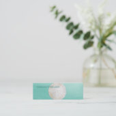 Sand-Dollar-Aquarell-MiniVisitenkarte Mini Visitenkarte (Stehend Vorderseite)