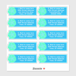 Sand Dollar Art individuelle Adressenadressen Mail Aufkleber