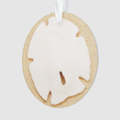 Sand-Dollar auf dem Strand Ornament (Vorderseite)