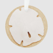 Sand-Dollar auf dem Strand Ornament (Vorderseite)