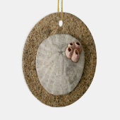 Sand-Dollar auf Strand Keramik Ornament (Rechts)