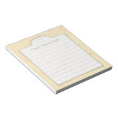 Sand Dollar Beach Art Custom Idee Notepad Notizblock (angewinkelt)