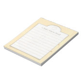 Sand Dollar Beach Art Custom Idee Notepad Notizblock (Rotiert)