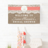 Sand Dollar Beach Brautparty - Korallenriff Banner (Insitu)