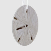 Sand Dollar Beach Coastal White Round Trendy 2020 Ornament (Vorderseite)
