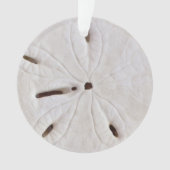 Sand Dollar Beach Coastal White Round Trendy 2020 Ornament (Vorderseite)