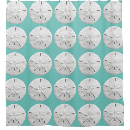 Sand Dollar Beach Duschvorhang (Vorderseite)