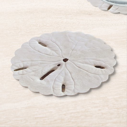 Sand Dollar Beach Front Wedding Untersetzer (angewinkelt)