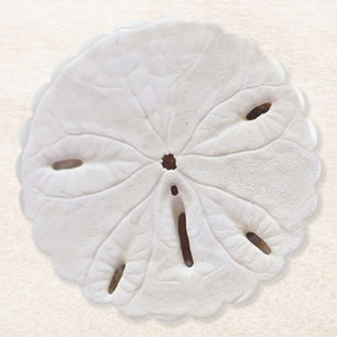 Sand Dollar Beach Front Wedding Untersetzer