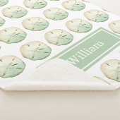 Sand Dollar Beach Individuelle Name Sherpadecke (3/4)