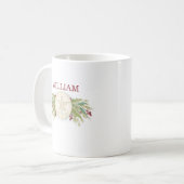 Sand Dollar Beach Küste Weihnachten Kaffeetasse (Vorderseite Links)