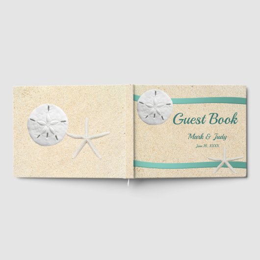 Sand Dollar Beach Wedbook Gästebuch (Voll)