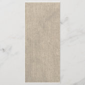 Sand Dollar Beach Wedding Program - Wassermelone Programm (Rückseite)