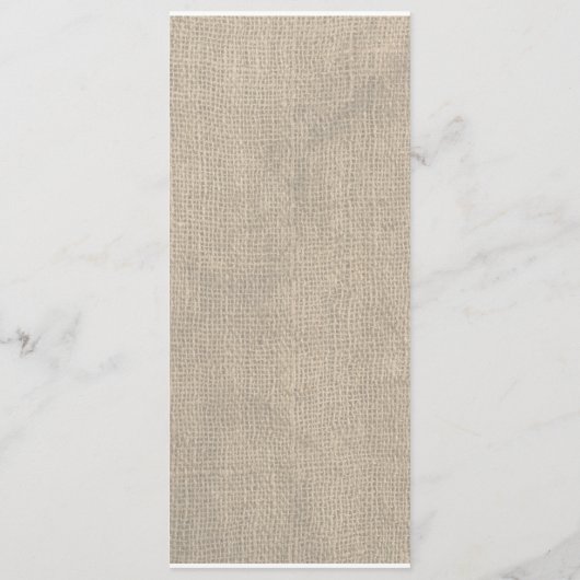 Sand Dollar Beach Wedding Program - Wassermelone Programm (Rückseite)