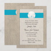 Sand Dollar Beach Weditation - Malibu Einladung (Vorne/Hinten)