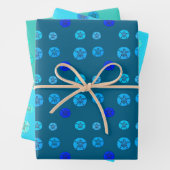 Sand Dollar Blue Geschenkpapier Set (Beispiel)
