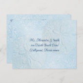 Sand-Dollar-Blues, Einladungen für Hochzeiten Post (Vorne/Hinten)