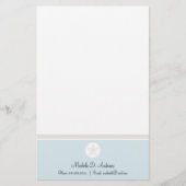 Sand-Dollar Briefpapier (Vorderseite)
