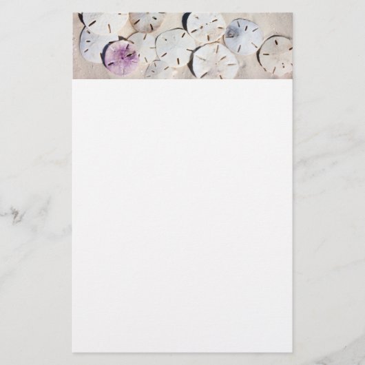 Sand Dollar Briefpapier (Vorderseite)