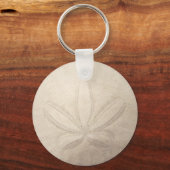 Sand Dollar Button Keychain Schlüsselanhänger (Vorderseite)