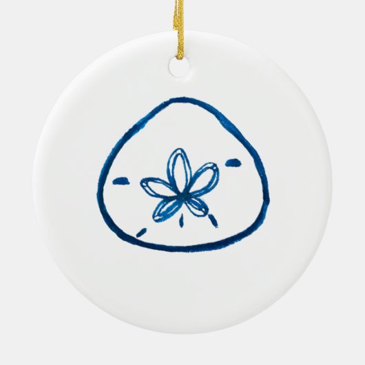 Sand Dollar Coastal Ornament Decoration (Hinten)