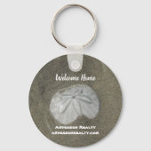 Sand Dollar Coastal Zuhause Sales Real Anwesen Schlüsselanhänger (Vorderseite)