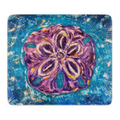 Sand Dollar Cutting Board Schneidebrett (Vorderseite)