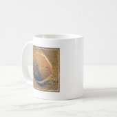 Sand-Dollar deckte auf Strand | Hilton Head Island Kaffeetasse (Vorderseite Links)