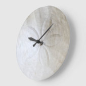 Sand Dollar Delight Round Clock Große Wanduhr (Winkel)