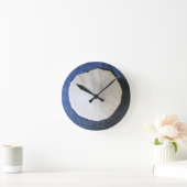 Sand Dollar Delight Runde Wanduhr (Zuhause)