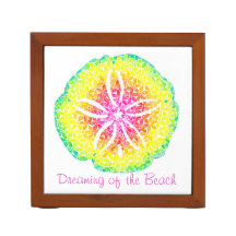 Sand Dollar Desk Organisator