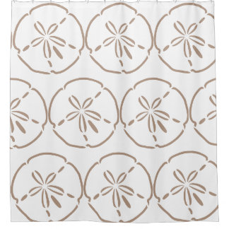 Sand-Dollar-Duschvorhang Duschvorhang