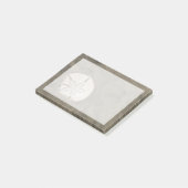 Sand-Dollar (Echinarachnius parma) Post-it Klebezettel (angewinkelt)