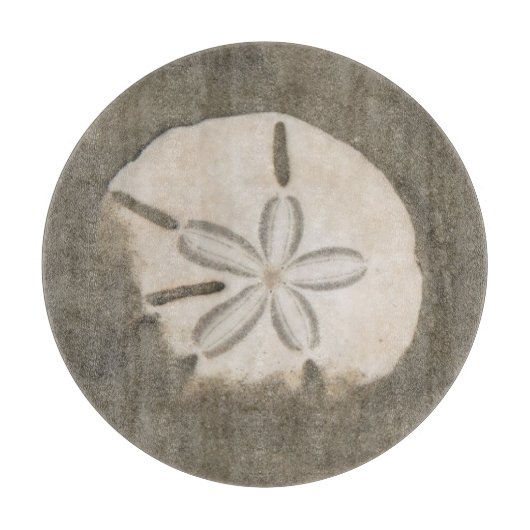 Sand-Dollar (Echinarachnius parma) Schneidebrett (Vorderseite)