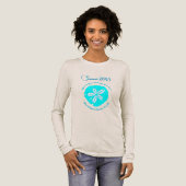 Sand Dollar Family Beach Wiedersehen Keepake Tri-Blend Shirt (Volle Vorderseite)