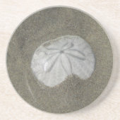 Sand-Dollar-Foto Sandstrand Naturküste Getränkeuntersetzer (Vorne)