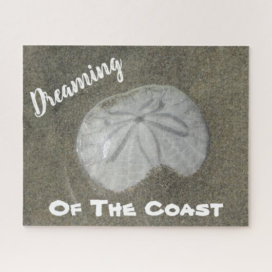 Sand-Dollar-Foto Sandstrand Naturküste Puzzle (Horizontal)