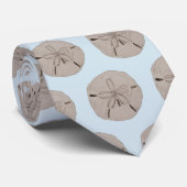 Sand-Dollar-Gemälde Küstenstrand-Muster Krawatte (Gerollt)
