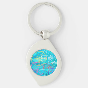 Sand-Dollar-Grafikdesign auf Schlüsselanhänger
