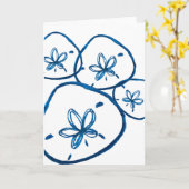 Sand-Dollar-Karte Karte (Gelbe Blume)