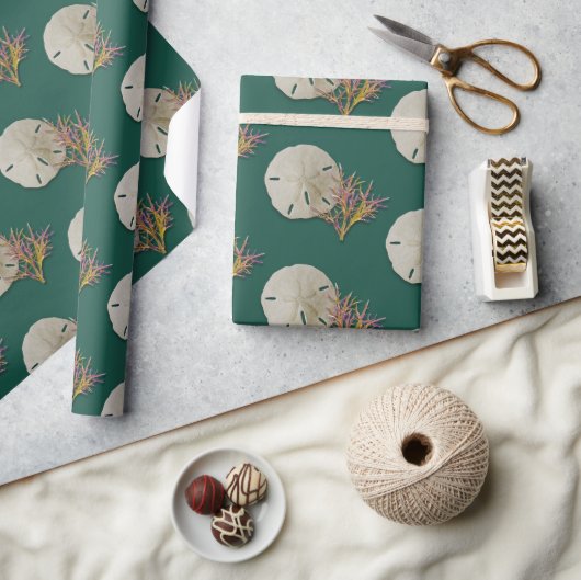 Sand-Dollar-Koralle Geschenkpapier (Kunsthandwerk)