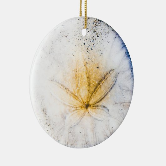 Sand-Dollar-Liebe Keramik Ornament (Rechts)