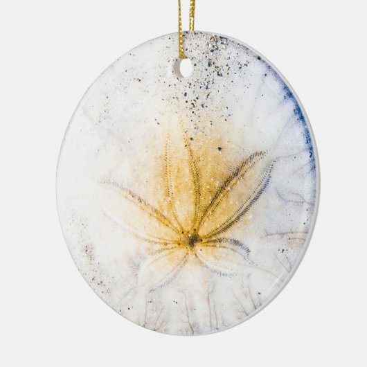 Sand-Dollar-Liebe Keramik Ornament (Links)
