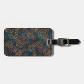 Sand Dollar Lines Red Yellow Blue Gepäckanhänger (Vorderseite horizontal)