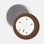Sand Dollar Magnet (Vorderseite/Rückseite)