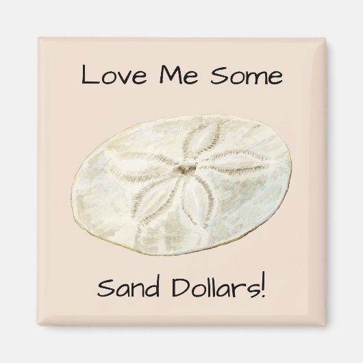 Sand Dollar Magnet (Vorne)