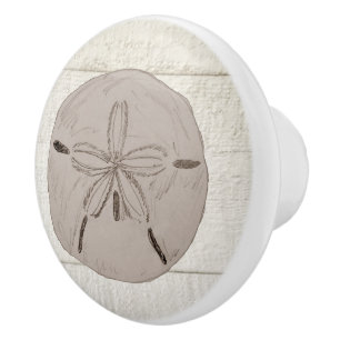 Sand-Dollar-Malmuster Keramikknauf