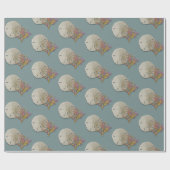 Sand-Dollar-Meereskoralle Geschenkpapier (Flach)