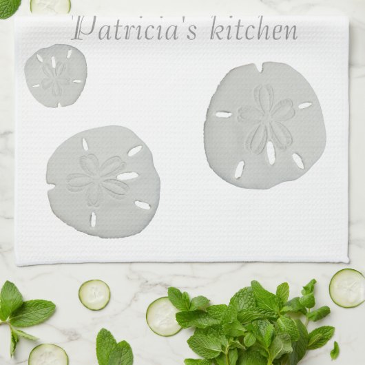 Sand-Dollar Mojo Küchentuch (Gefaltet)